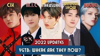 YGTB 2022: Where are they now? (The Origin, Treasure, CIX, WEi, P1Harmony, Ciipher, Bugvel, etc.)