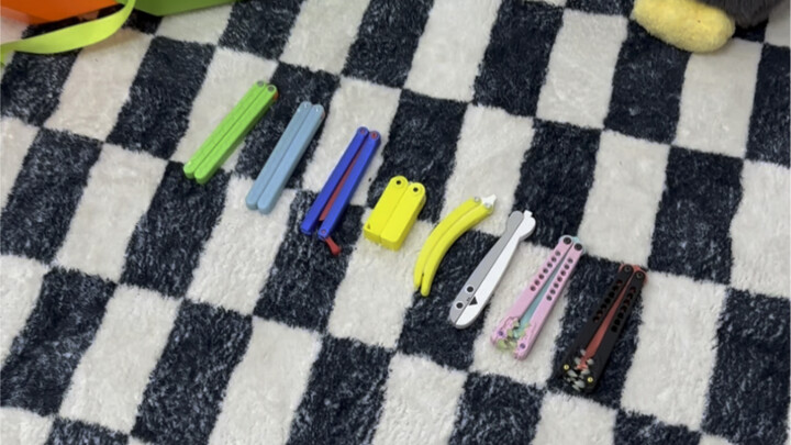 My wife actually bought me SO MANY butterfly knives—each one is cooler than the last! #TryingSomethi