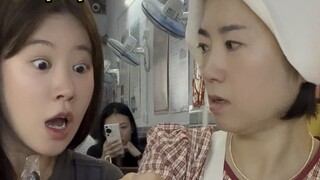 Korean Korean first time with mother to eat milk in Shunde