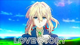 | Violet Evergarden ✖ Indila - Love Story ( Speed Up + Reverb ) |