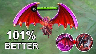 Called A Cheater Because Of This | Dyrroth 101% High Damage Sustain | MOBILE LEGENDS