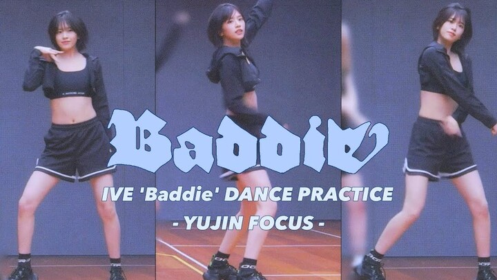 "Garis pinggang yang tampan" Ahn Yujin | IVE 'Baddie' versi ruang latihan 4K