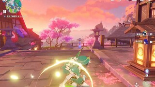 Grass God Diluc, oh #WhenCherryBlossomsFirstBloom #GenshinImpact #Diluc