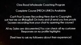 Chris Rood Wholesale Coaching Program Course download