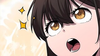 The girl just ate the fireworks made by the inner force. Her mouth was blown up