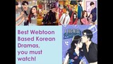 BEST KOREAN DRAMA BASED ON WEBTOON