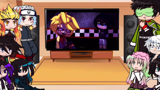 Hashiras react to Afton family ‖ Part 1/2 ‖ CC and Elizabeth