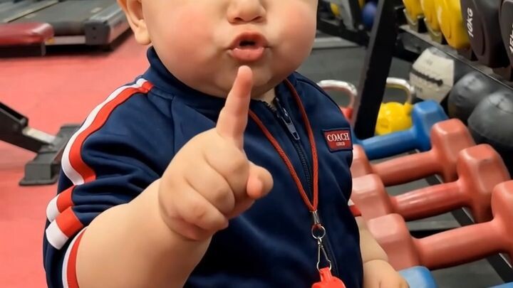 Funny Baby Gym Trainer Takes Over the Gym! Baby Boss Comedy 💪😂