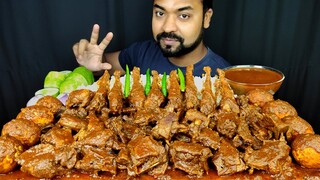 2KG HUGE SPICY DUCK CURRY, DUCK GRAVY, EGG CURRY, RICE, CHILI MUKBANG EATING SHOW | BIG BITES |