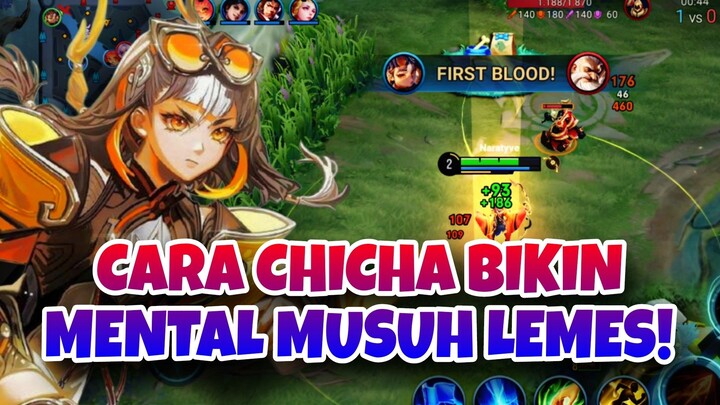 CARA CHICHA BIKIN MENTAL MUSUH LEMES! - Honor Of Kings Moments