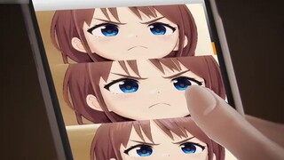 Em gái: Không à? Chị cắt ngang em!!!