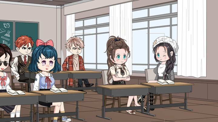 In the first episode, I was dressed as a cannon fodder, and the whole class could hear my thoughts.