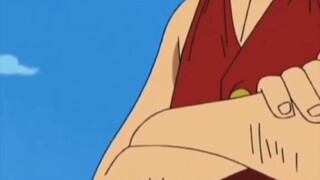 Zoro terkejut Luffy bicara seperti itu.....