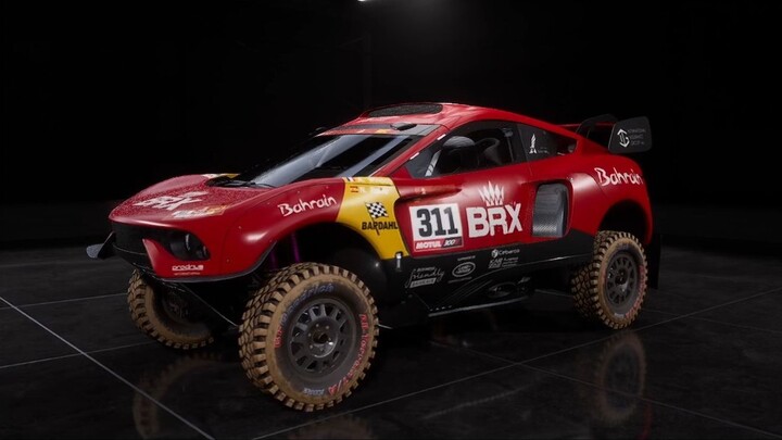 Car Prodrive BRX Hunter in Dakar Desert Rally. Bahrain raid xteme