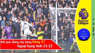 Kết quả bóng đá Ngoại hạng Anh Vòng 27, Bảng xếp hạng, Top ghi bàn 21/22