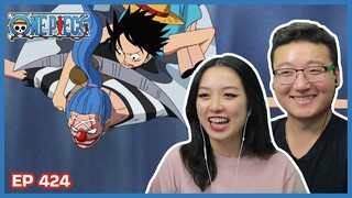 TEAM BUGGY & LUFFY ?!! | One Piece Episode 424 Couples Reaction & Discussion