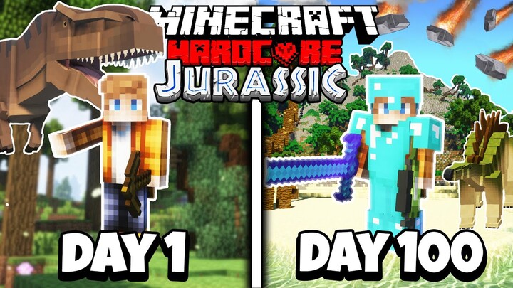 I Spent 100 Days on a JURASSIC ISLAND in Minecraft & hereâ€™s what happened...