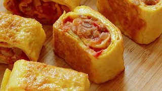 Telur dadar tebal saus daging tomat ini sangat cocok untuk membuka selera di musim panas!