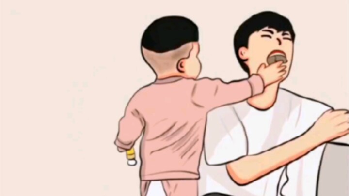 Paman sangat bersemangat ikut bermain permainan menyuntik bersama keponakannya, siapa sangka malah d