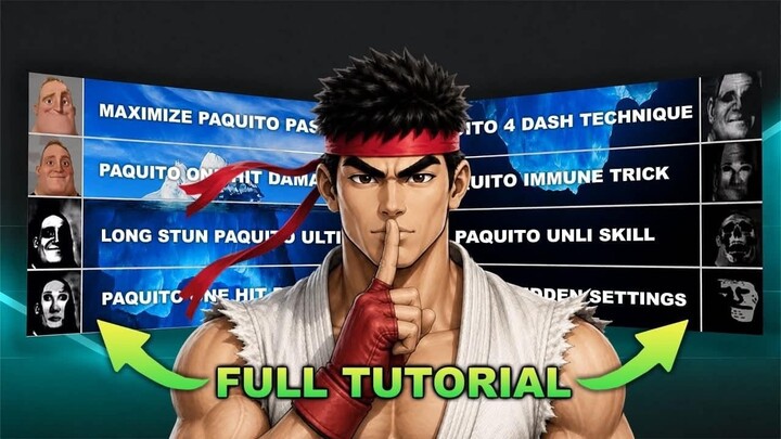 TUTORIAL PAQUITO!! ONLY 1% KNEW THIS TRICK (global paquito full advanced tutoria