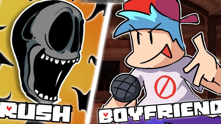 Trailer animasi DOORS RUSH vs FNF [FNF dan ROBLOX DOORS]