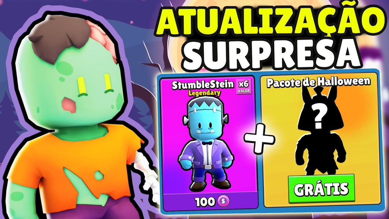 RESGATEI TODAS AS SKINS DE HALLOWEEN DISPONÍVEIS NA LOJA DO STUMBLE GUYS! 