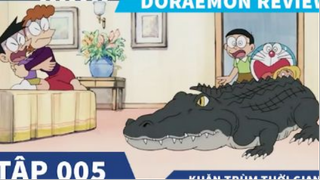 Review Phim Doraemon Tập 005 , Khăn Trùm Thời Gian  , Nobita và bồ Công Anh .2