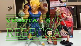 【UNBOXING】VEGETA NEZUKO REBECCA  !!!!!! MỞ MỘT LÚC BA EM FIGURE CỦA 3 PHIM ANIME KHÁC NHAU