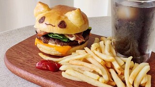 Cat meme food | Who says there aren't cat burgers in this world 🍔