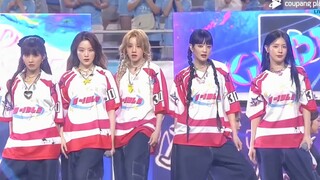 (G)I-DLE 230730 《POP/STARS+Queencard》足球赛赛后表演+直拍(曼城 vs 马德里竞技)