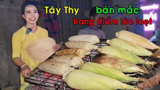 Tây Thy bắp nướng lên tiếng khi bị chê bán mắc, trang điểm lòe loẹt - Ẩm thực Cha Rồng