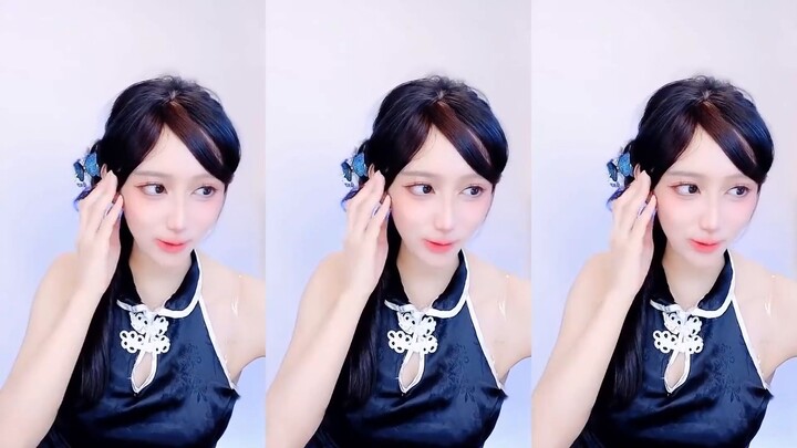 [Mushroom] July 17th peach cheongsam miniskirt