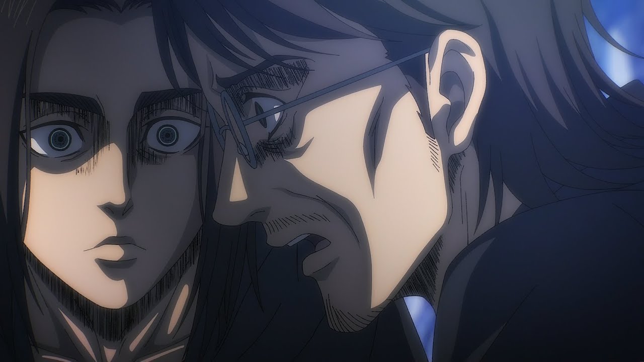 Eren forcing Grisha to kill the Reiss Family  Attack on Titan - The Final  Season Part 2 - EP 20 - BiliBili