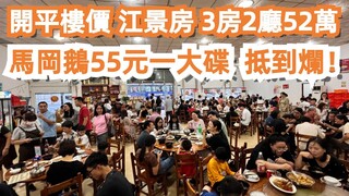 開平最新樓價！3房2廳52萬！馬岡鵝專門店！55元一大碟！抵到爛！晚餐！全是本地人！意外發現人氣餐廳！美食推薦！旅遊攻略！3日2夜！當地夜市！Canton Food Tour｜china travel