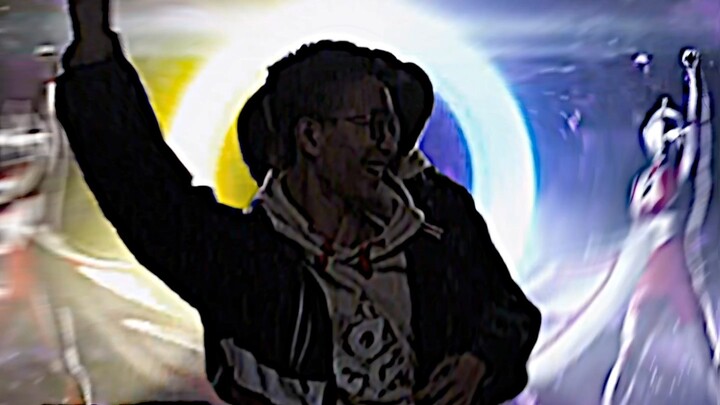 "When Ultraman Orb walked into a high school classroom, special effects made childhood come true." #