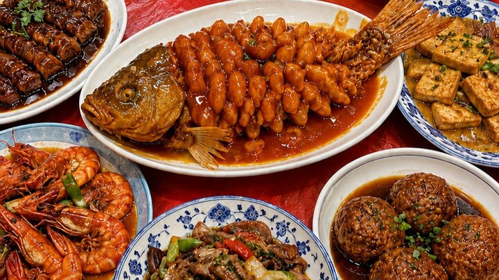 ระดับงานเลี้ยงในหมู่บ้านนี่แหละ! ยอดเยี่ยมอันดับหนึ่งของโลก! เพื่อนร่วมโต๊ะกินจนเป็นลมหมดทุกคน!