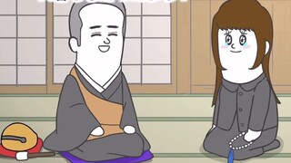 The old monk's mind in the second dimension animation