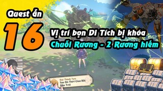 Quest ẩn Sumeru - 16 vị trí bọn Di Tích bị khóa | Truyền Thuyết Về Ổ Khóa Đá | Sumeru 3.0