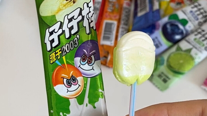 Hồi ức tuổi thơ! Đánh giá chi tiết 12 hương vị kẹo que Zhaizai!!