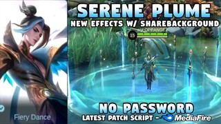 New Ling Collector Skin Script No Password | Ling Serene Plume Skin Script | Mobile Legends