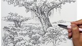 [Sketsa] Sama-sama Gambar Pohon, Siapa Bilang Yang Lain Pasti Lebih Baik? Inikah Pohon Kehidupan Avatar?