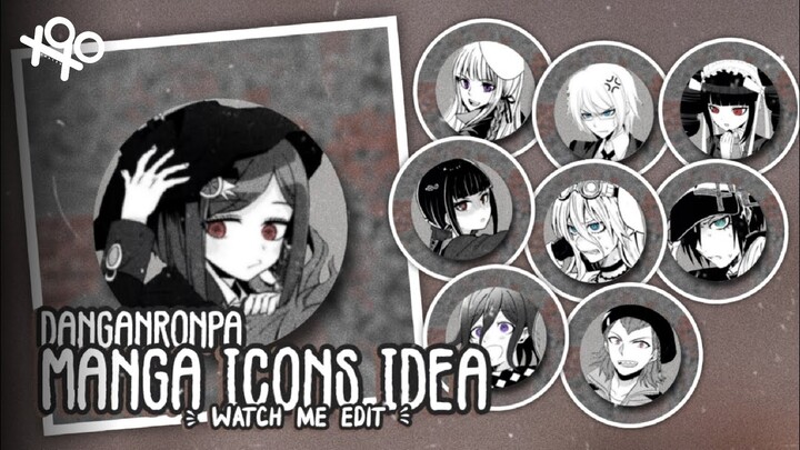 ⋆.ೃ࿔*:･ manga icon design idea - watch me edit | xoxoxantzu