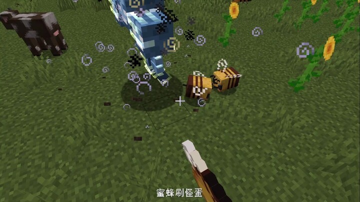 我的世界：一勺料汁但是是蜜蜂大战凋零！