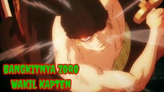 Bangkitnya zoro wakil kapten,moment badasnya 2 monster sayap topi jerami