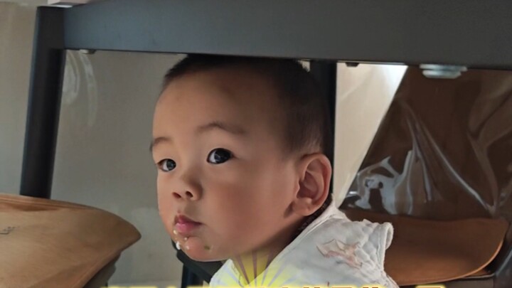 "A high-energy day for a one-year-and-two-month-old boy"