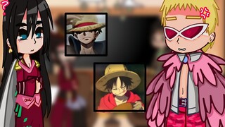 Past Warlords react to luffy👒 ( +crew+joy boy)  //Gacha nox// One piece