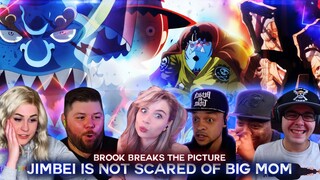 I Can't Be Intimidated By A Mere Emperor ! Brook Breaks The Picture ! Reaction Mashup