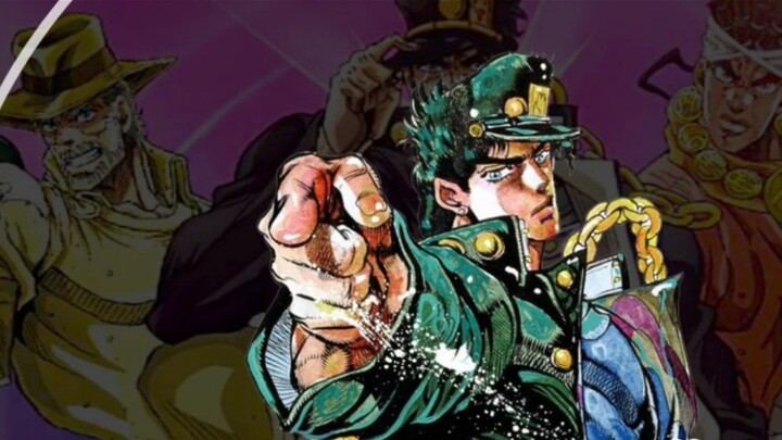What are the settings (scrapped drafts) in JOJO that were abandoned by Araki?