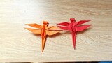 Cách gấp chuồn chuồn giấy dễ nhất / Origami gấp con chuồn chuồn