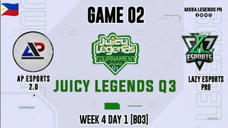 AP Esports vs Lazy Esports Pro Game 02 | Juicy Legends Q3 2022